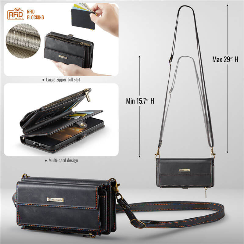 CaseMe Samsung Galaxy S21 Plus RFID Wallet Case – Crossbody & Wireless - Image 4