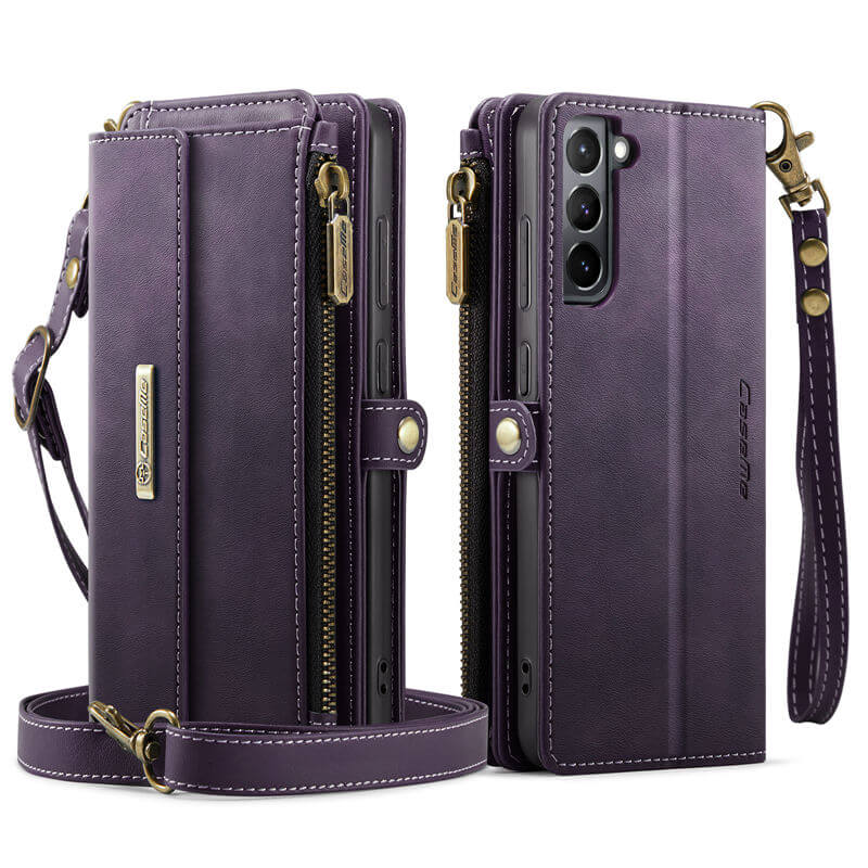 CaseMe Samsung Galaxy S21 Plus RFID Wallet Case – Crossbody & Wireless - Image 3