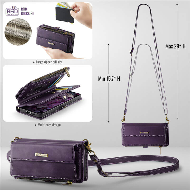 CaseMe Samsung Galaxy S21 RFID Wallet Case – Crossbody & Wireless - Image 4