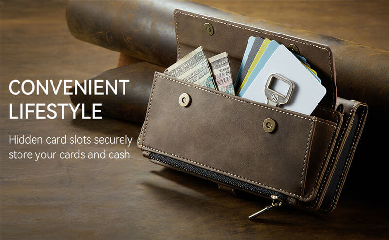 CaseMe Samsung Galaxy S21 RFID Wallet Case – Crossbody & Wireless