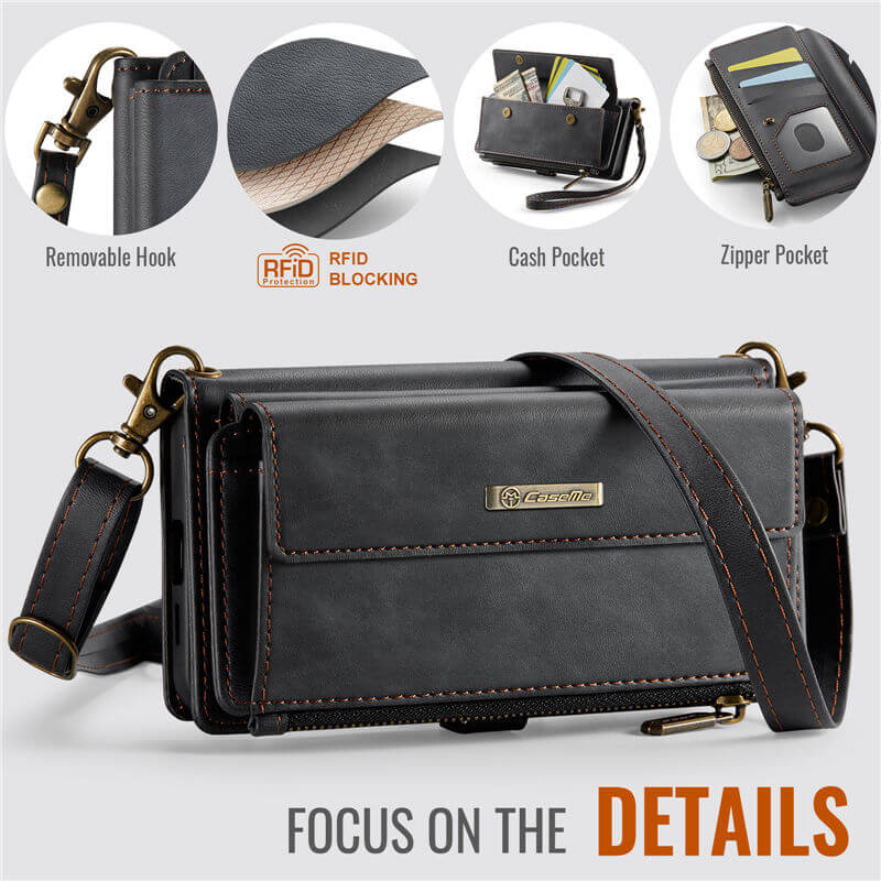 CaseMe Samsung Galaxy S21 Ultra RFID Wallet Case – Crossbody & Wireless - Image 11