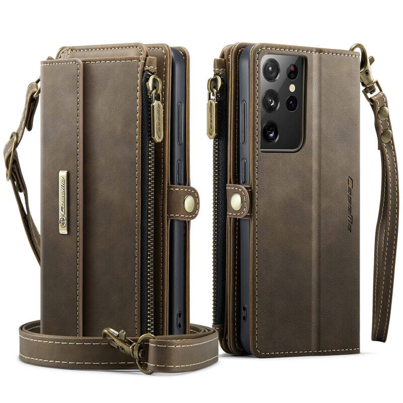 CaseMe Samsung Galaxy S21 Ultra RFID Wallet Case – Crossbody & Wireless - Image 3