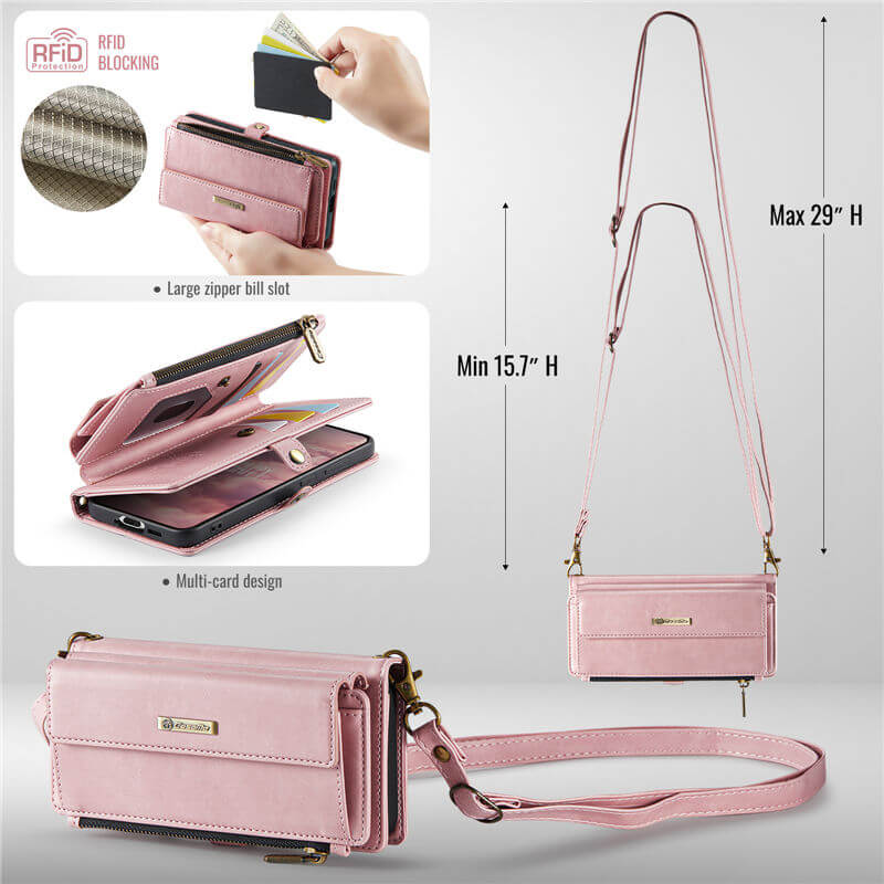 CaseMe Samsung Galaxy S21 Ultra RFID Wallet Case – Crossbody & Wireless - Image 4