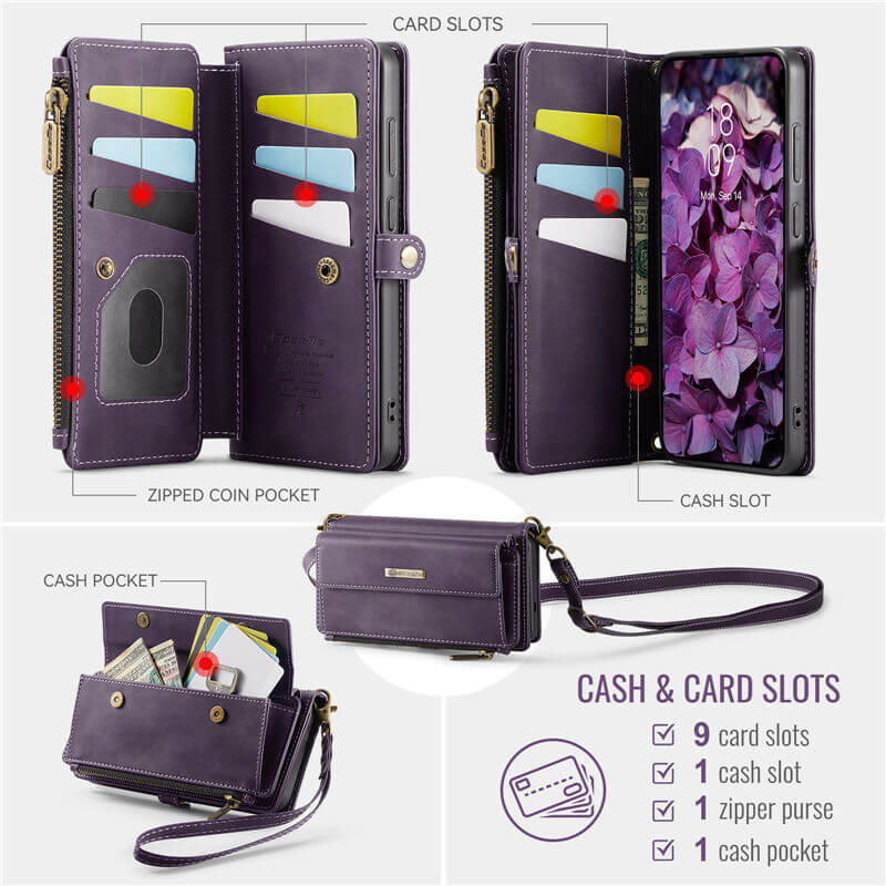 CaseMe Samsung Galaxy S21 Ultra RFID Wallet Case – Crossbody & Wireless - Image 5