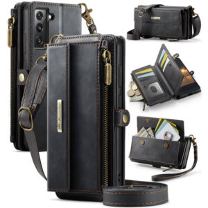 CaseMe Samsung Galaxy S22 RFID Wallet Case – Crossbody & Wireless