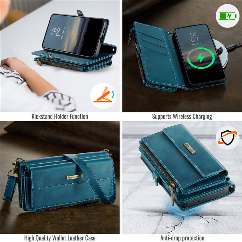 CaseMe Samsung Galaxy S22 Plus RFID Wallet Case – Crossbody & Wireless - Image 9