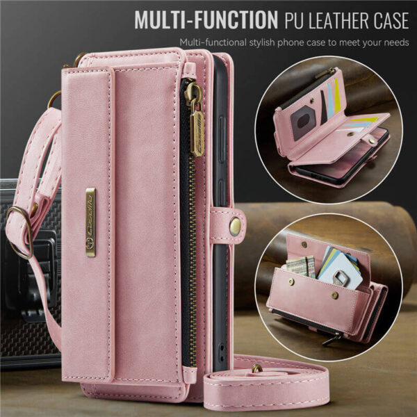 CaseMe Samsung Galaxy S22 RFID Wallet Case – Crossbody & Wireless - Image 15
