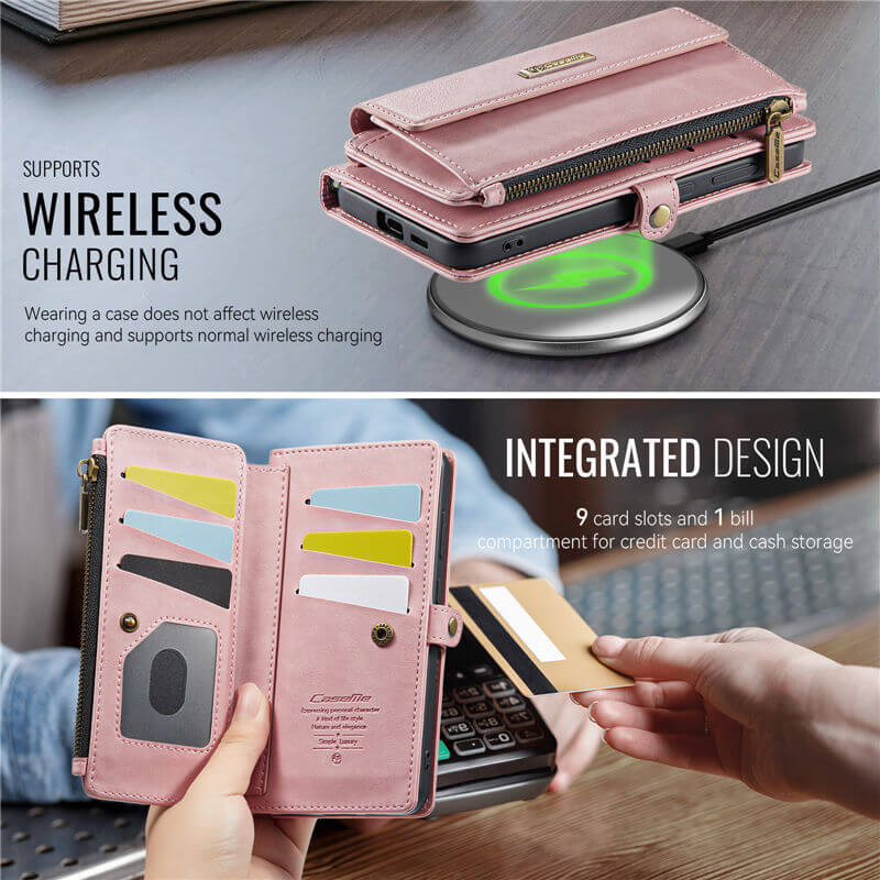 CaseMe Samsung Galaxy S22 Plus RFID Wallet Case – Crossbody & Wireless - Image 6