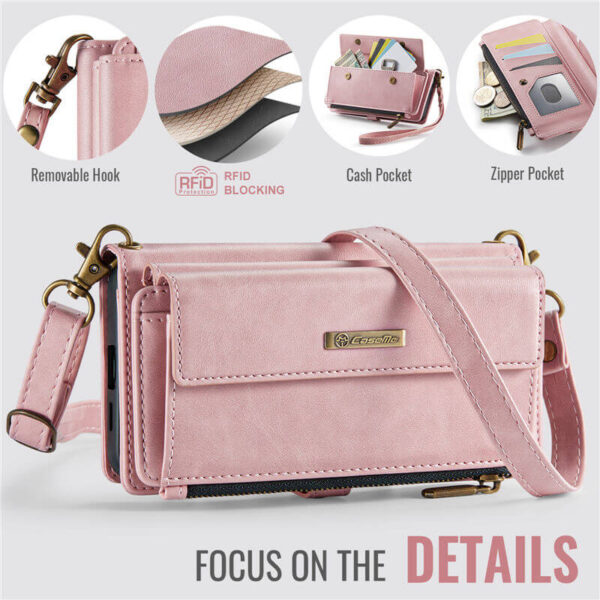 CaseMe Samsung Galaxy S22 Plus RFID Wallet Case – Crossbody & Wireless - Image 11