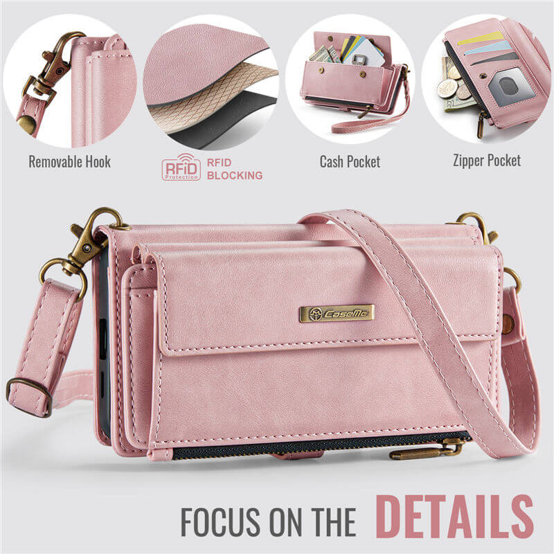 CaseMe Samsung Galaxy S22 Plus RFID Wallet Case – Crossbody & Wireless - Image 11