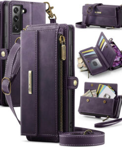 CaseMe Samsung Galaxy S22 Plus RFID Wallet Case – Crossbody & Wireless