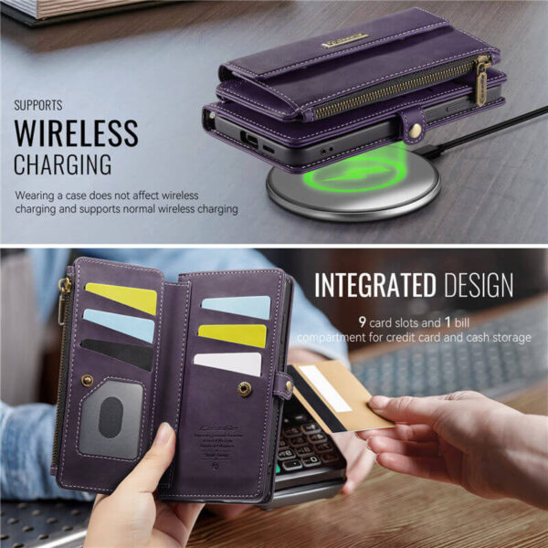 CaseMe Samsung Galaxy S22 RFID Wallet Case – Crossbody & Wireless - Image 6