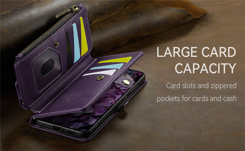 CaseMe Samsung Galaxy S22 RFID Wallet Case – Crossbody & Wireless