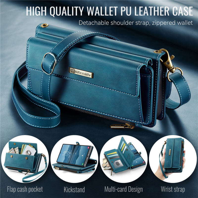 CaseMe Samsung Galaxy S22 Ultra RFID Wallet Case – Crossbody & Wireless - Image 10