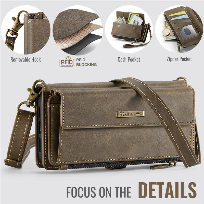 CaseMe Samsung Galaxy S22 Ultra RFID Wallet Case – Crossbody & Wireless - Image 11