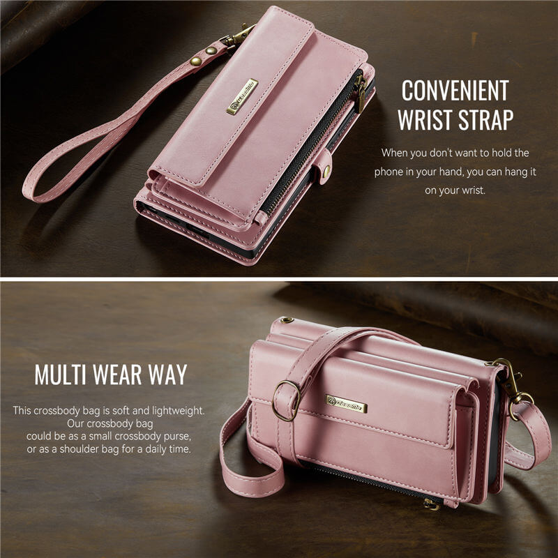 CaseMe Samsung Galaxy S22 Ultra RFID Wallet Case – Crossbody & Wireless - Image 12
