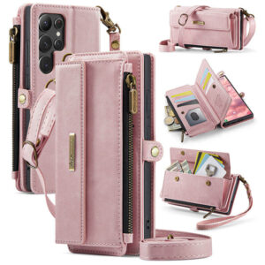 CaseMe Samsung Galaxy S22 Ultra RFID Wallet Case – Crossbody & Wireless
