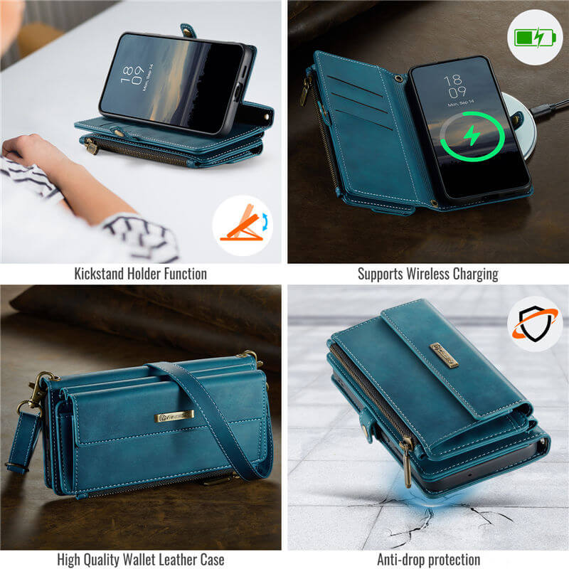 CaseMe Samsung Galaxy S23 FE RFID Wallet Case – Crossbody & Wireless - Image 9