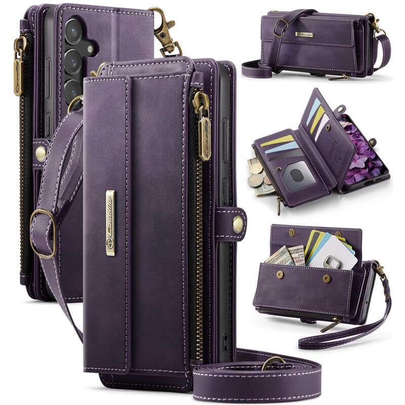 CaseMe Samsung Galaxy S23 FE RFID Wallet Case – Crossbody & Wireless