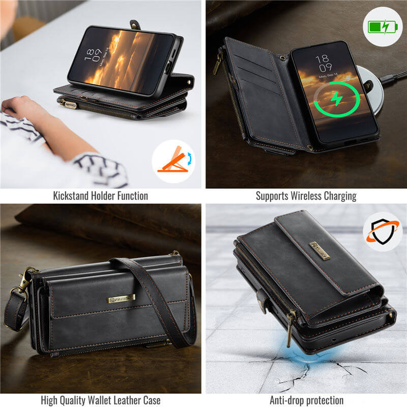 CaseMe Samsung Galaxy S23 Plus RFID Wallet Case – Crossbody & Wireless - Image 8