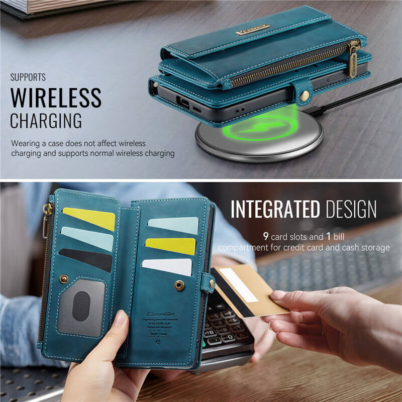 CaseMe Samsung Galaxy S23 RFID Wallet Case – Crossbody & Wireless - Image 6