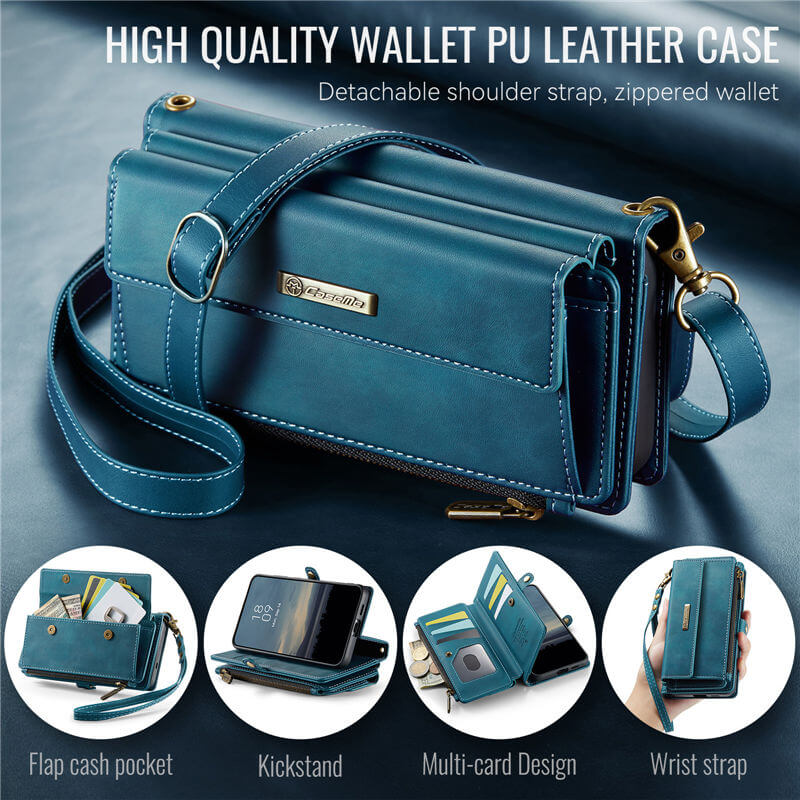 CaseMe Samsung Galaxy S23 Plus RFID Wallet Case – Crossbody & Wireless - Image 9