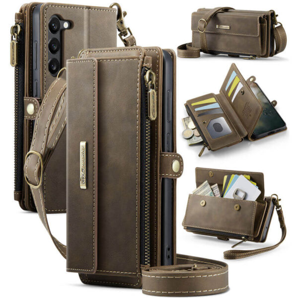 CaseMe Samsung Galaxy S23 RFID Wallet Case – Crossbody & Wireless