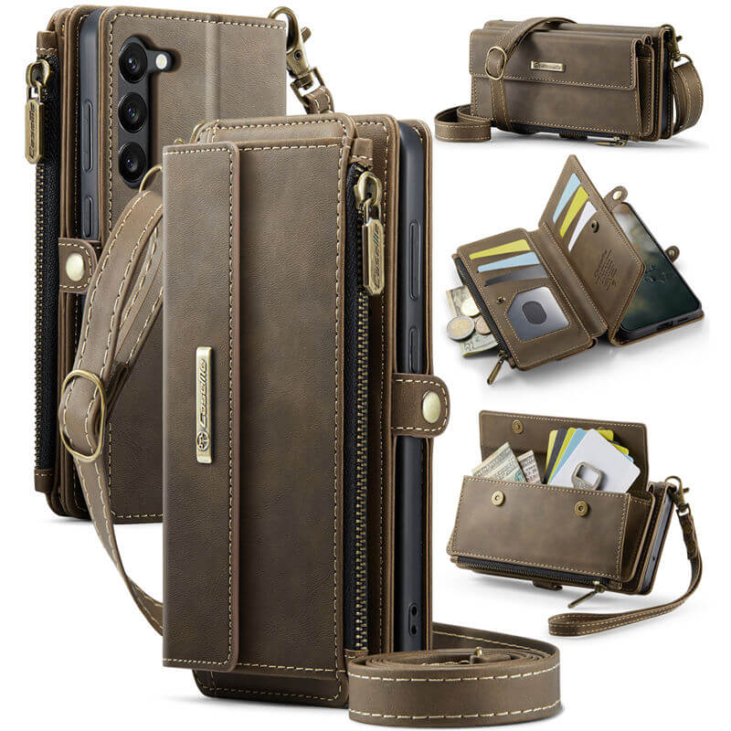 CaseMe Samsung Galaxy S23 RFID Wallet Case – Crossbody & Wireless
