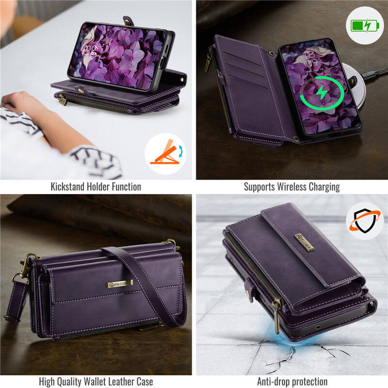 CaseMe Samsung Galaxy S23 RFID Wallet Case – Crossbody & Wireless - Image 9