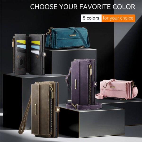 Alternative view of CaseMe Samsung Galaxy S23 Ultra RFID Wallet Case – Crossbody & Wireless