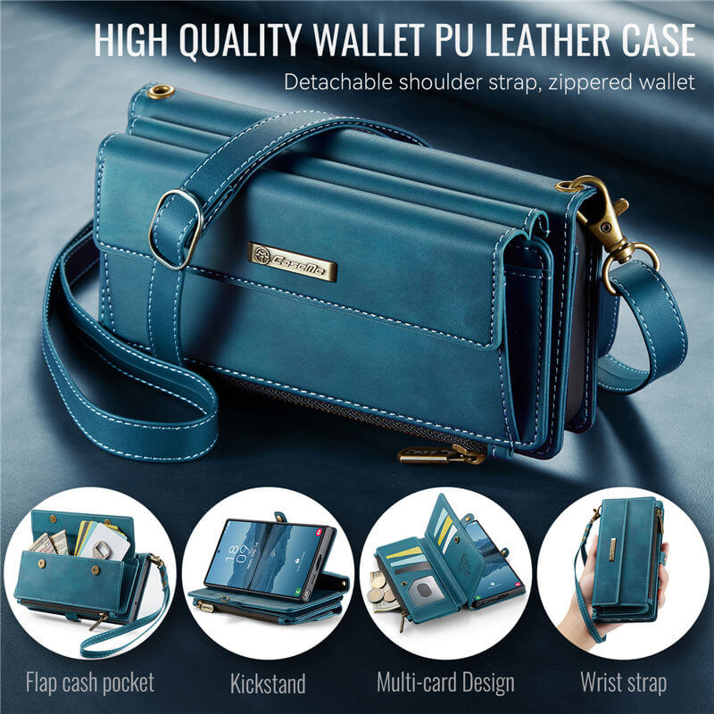 CaseMe Samsung Galaxy S23 Ultra RFID Wallet Case – Crossbody & Wireless - Image 10