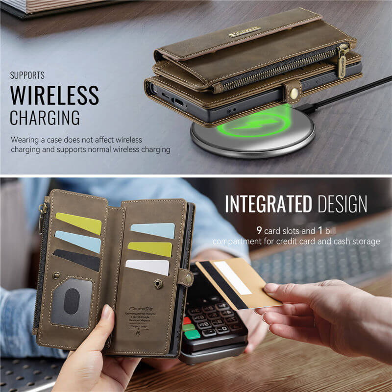 CaseMe Samsung Galaxy S23 Ultra RFID Wallet Case – Crossbody & Wireless - Image 6