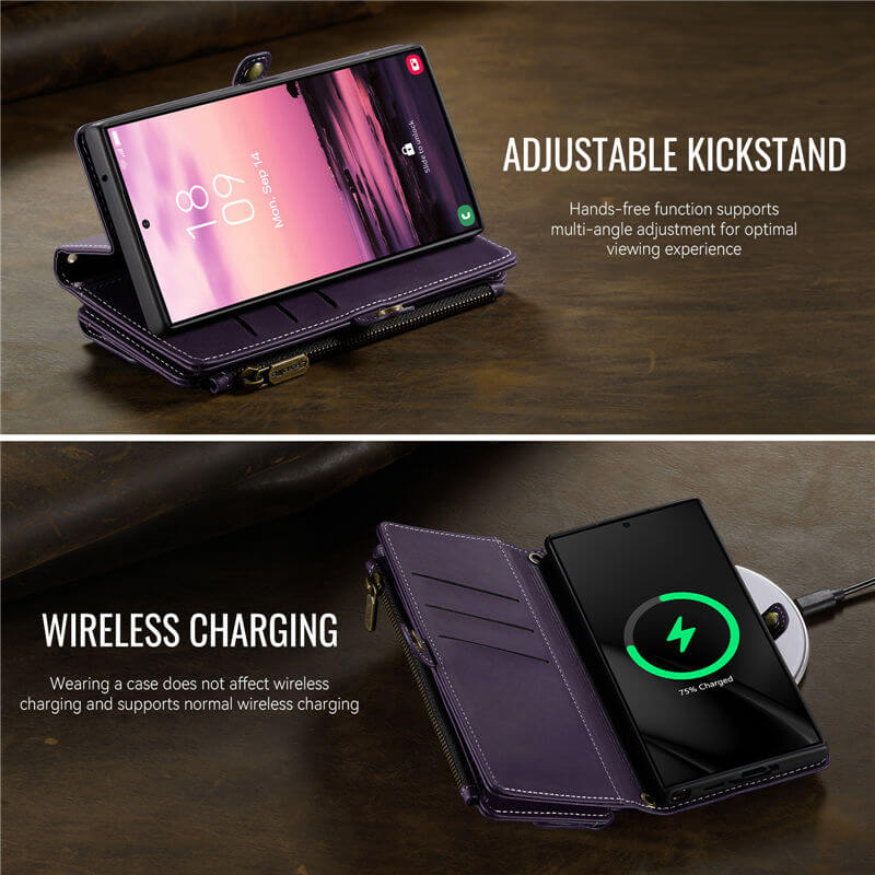 CaseMe Samsung Galaxy S23 Ultra RFID Wallet Case – Crossbody & Wireless - Image 13