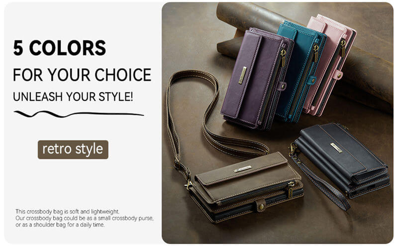 CaseMe Samsung Galaxy S23 Ultra RFID Wallet Case – Crossbody & Wireless