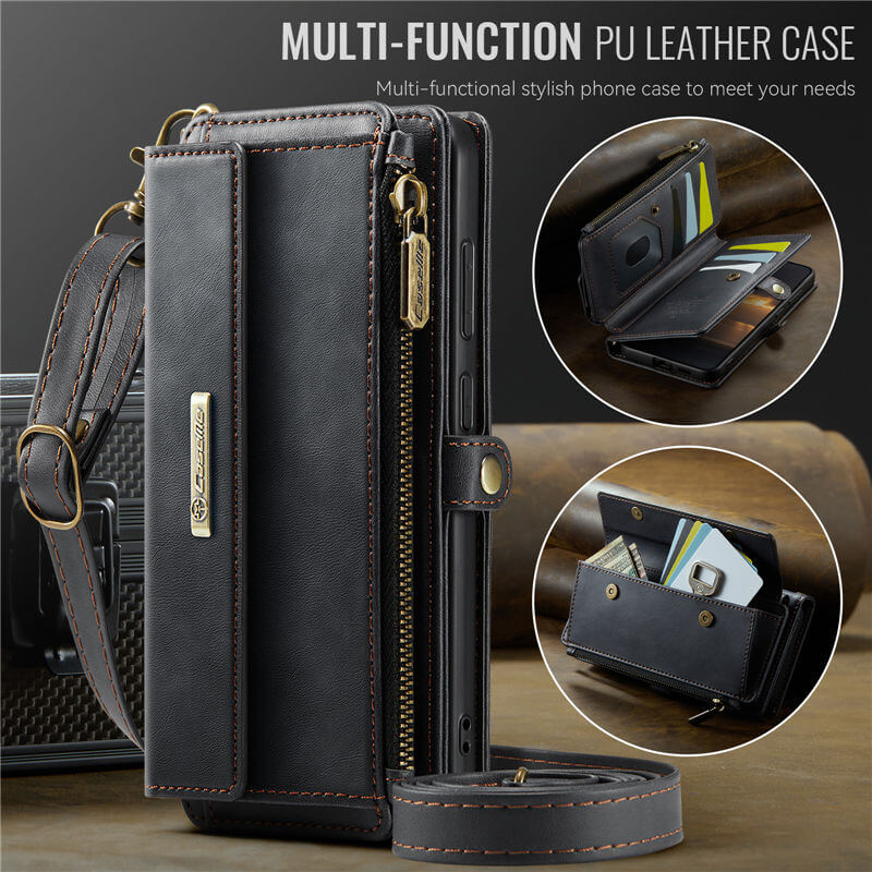 CaseMe Samsung Galaxy S25 RFID Wallet Case – Crossbody & Wireless - Image 15