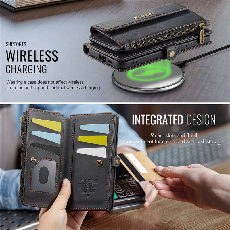 CaseMe Samsung Galaxy S24 FE RFID Wallet Case