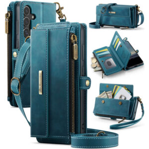 CaseMe Samsung Galaxy S24 FE RFID Wallet Case – Crossbody & Wireless
