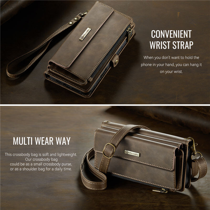 CaseMe Samsung Galaxy S25 RFID Wallet Case – Crossbody & Wireless - Image 12