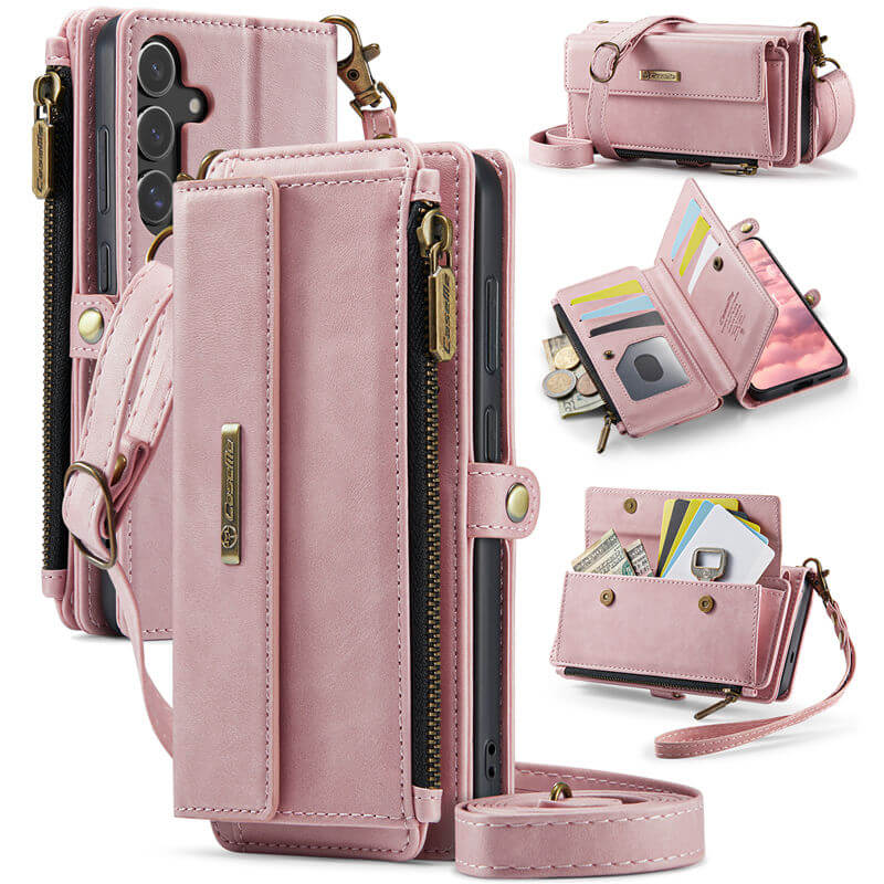 CaseMe Samsung Galaxy S24 Plus RFID Wallet Case – Crossbody & Wireless