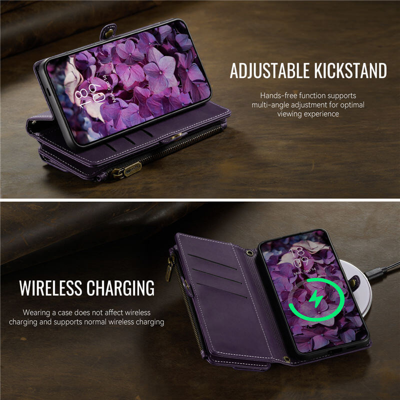 CaseMe Samsung Galaxy S24 Plus RFID Wallet Case – Crossbody & Wireless - Image 13