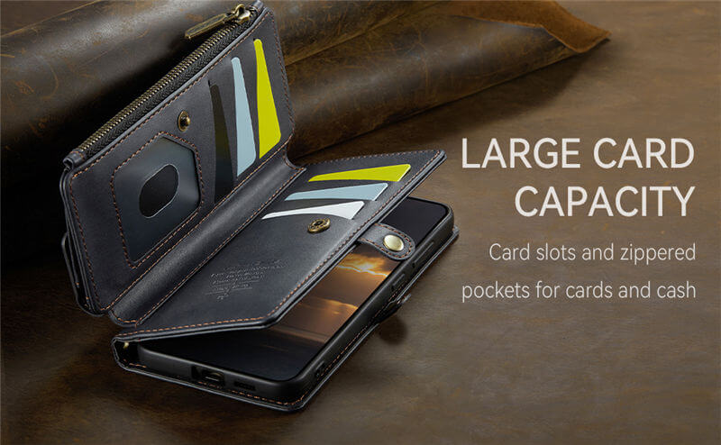 CaseMe Samsung Galaxy S24 RFID Wallet Case – Crossbody & Wireless