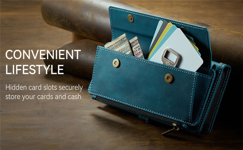 CaseMe Samsung Galaxy S24 RFID Wallet Case – Crossbody & Wireless