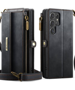CaseMe Samsung Galaxy S24 Ultra RFID Wallet Case – Crossbody & Wireless - Image 3