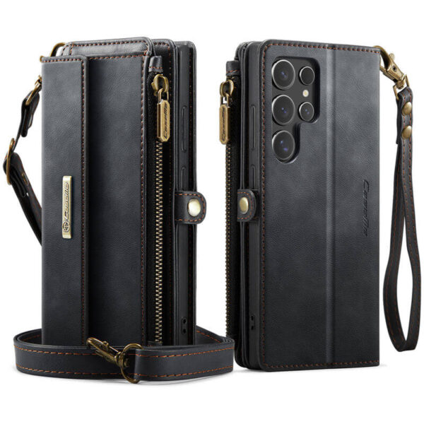 CaseMe Samsung Galaxy S24 Ultra RFID Wallet Case – Crossbody & Wireless - Image 3
