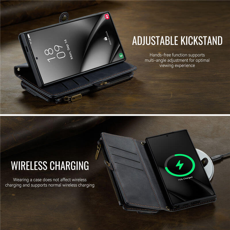 CaseMe Samsung Galaxy S25 Ultra RFID Wallet Case – Crossbody & Wireless - Image 13