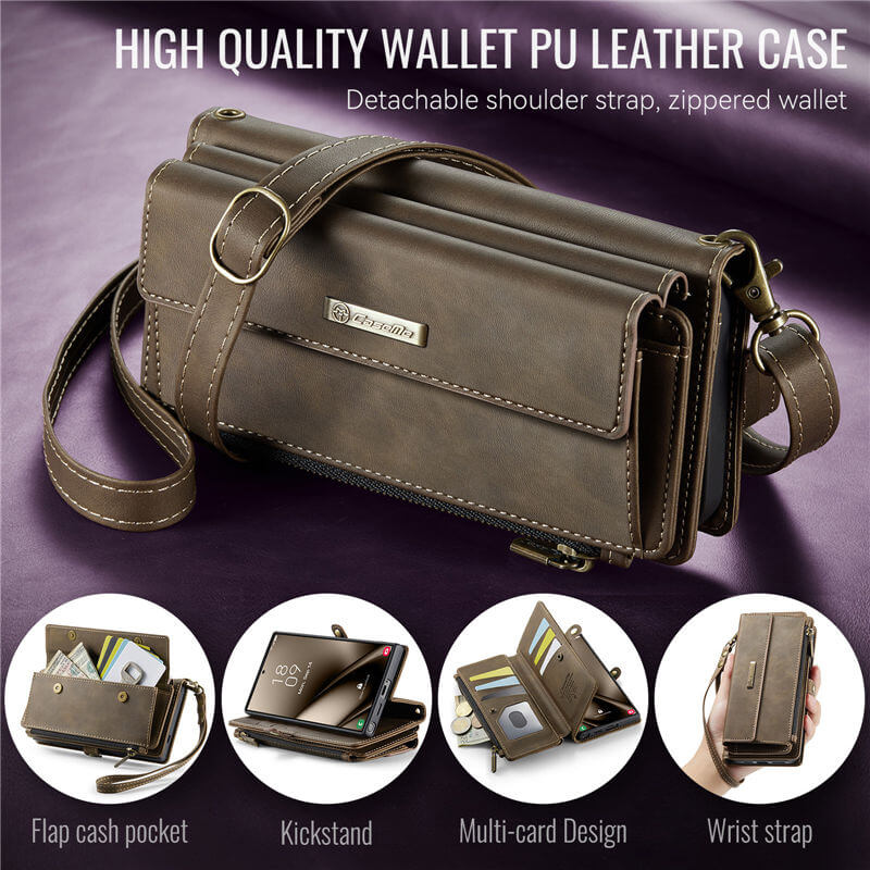 CaseMe Samsung Galaxy S25 Ultra RFID Wallet Case