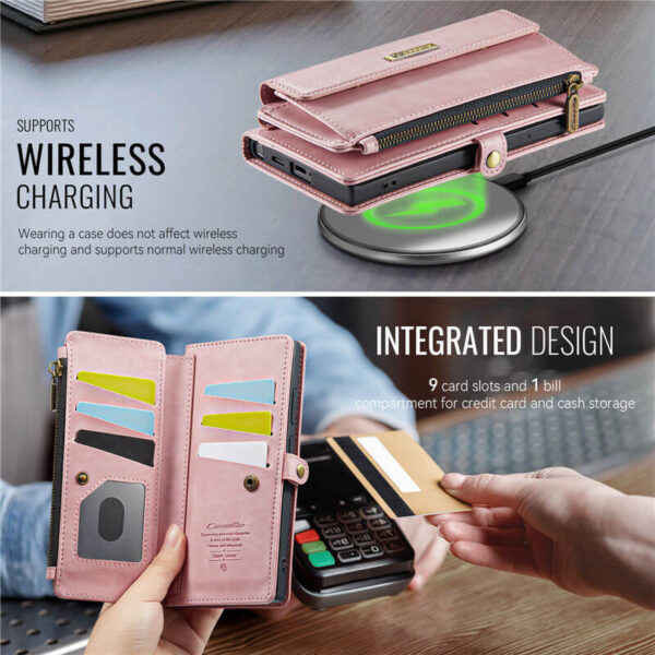 CaseMe Samsung Galaxy S24 Ultra RFID Wallet Case – Crossbody & Wireless - Image 6