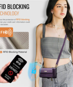 CaseMe Samsung Galaxy S24 Ultra RFID Wallet Case – Crossbody & Wireless - Image 7