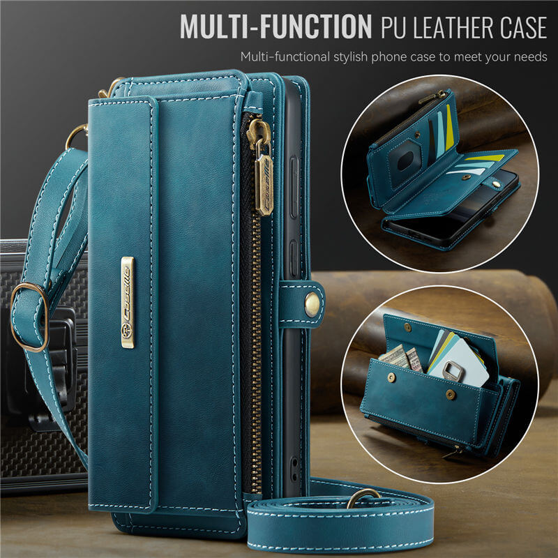 CaseMe Samsung Galaxy S25 Edge RFID Wallet Case – Crossbody & Wireless - Image 15