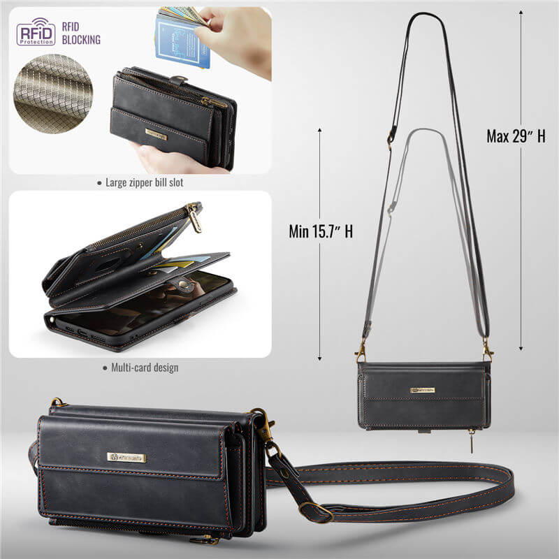 CaseMe iPhone 11 Pro RFID Wallet Case – Crossbody & Wireless - Image 4